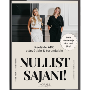 nullist sajani reelside juhend